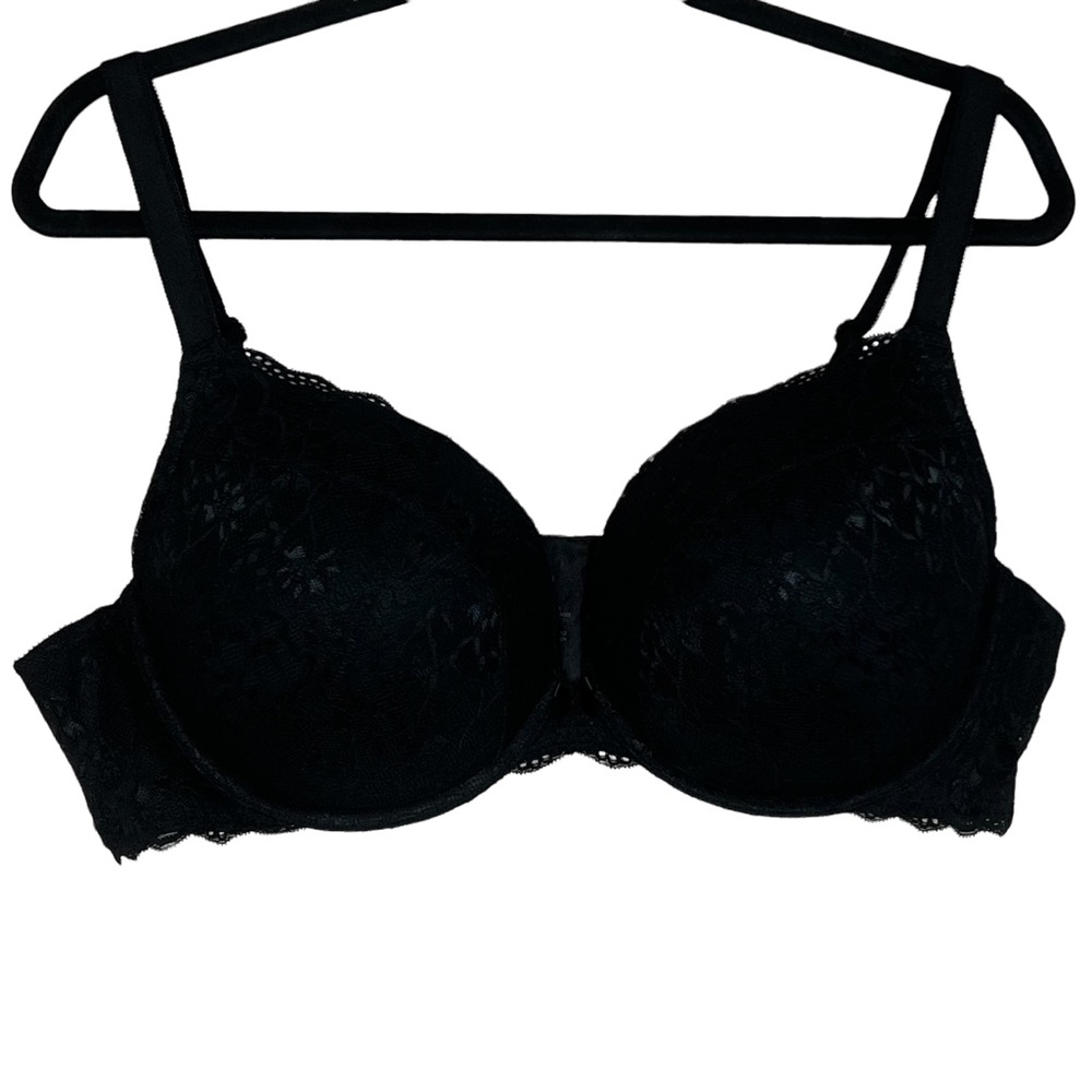 torrid Black Lace Push Up Plunge - 46C